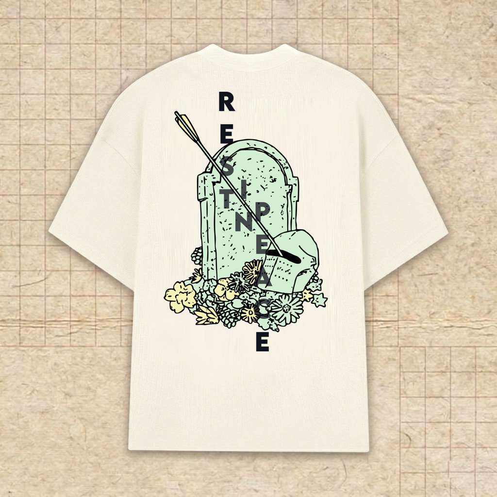 Camiseta Oversized - Rest In Peace