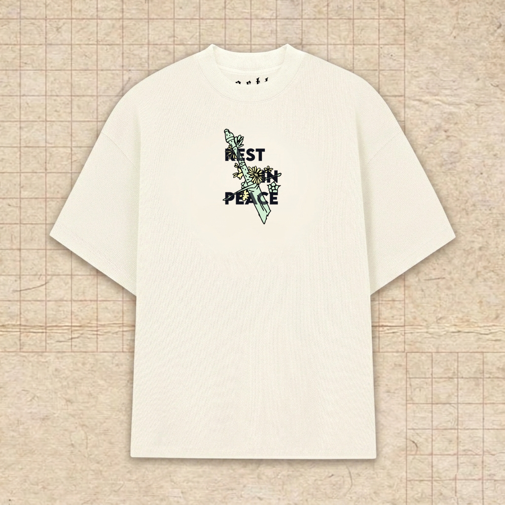 Camiseta Oversized - Rest In Peace